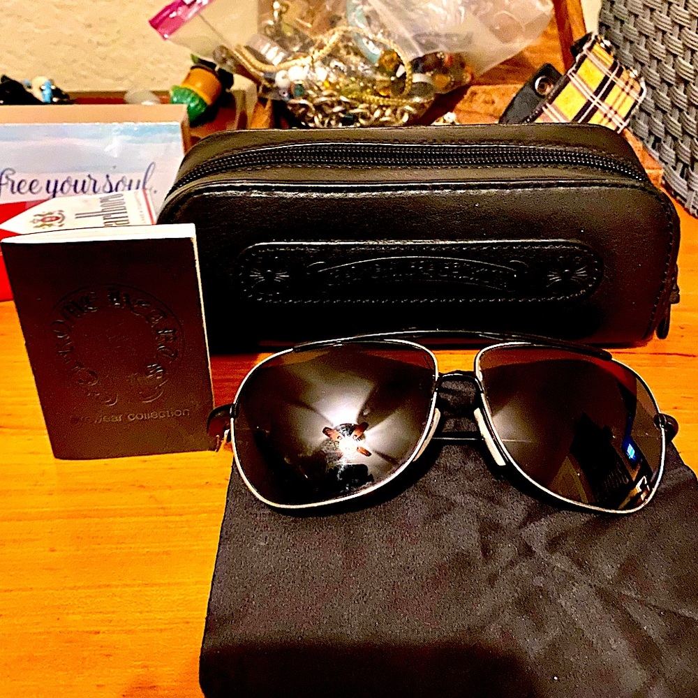 Chrome hearts aviator sunglasses